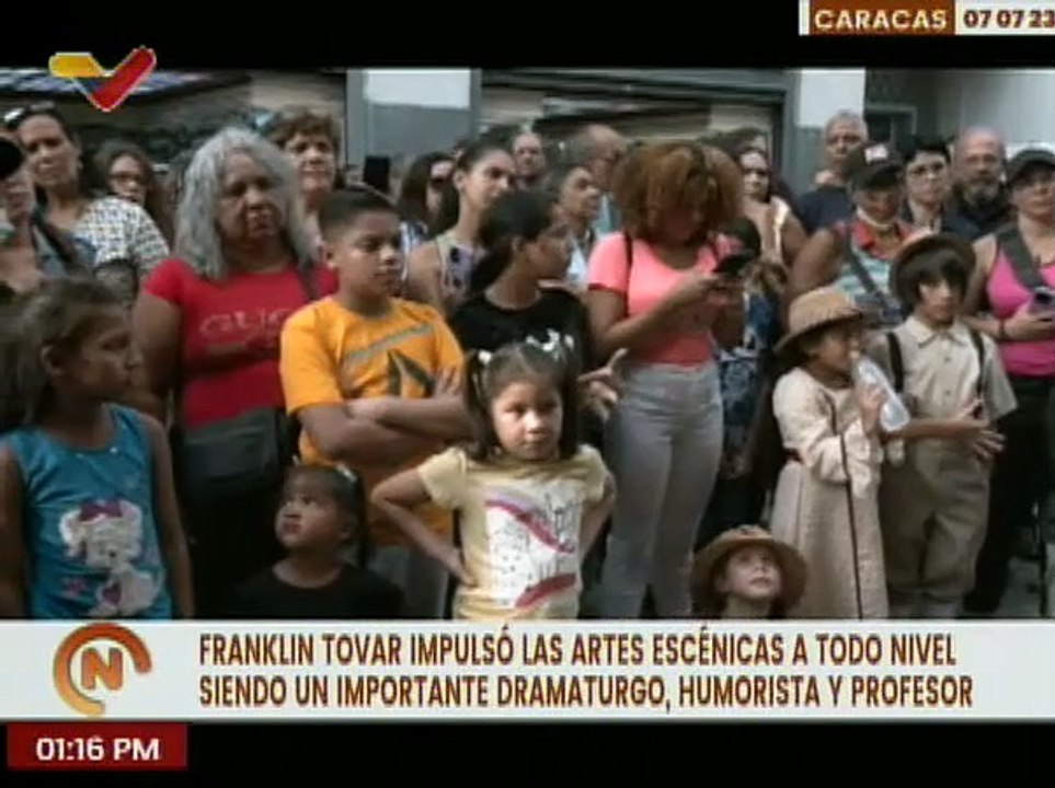 Franklin Tovar presenta una de sus obras teatrales más emblemáticas La Ruta Histórica de Caracas