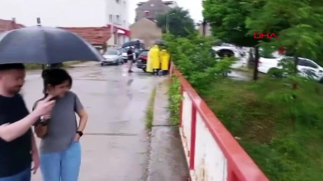 TEMPETE A BOLU; ROUTE MENGEN-PAZARKOY FERMEE