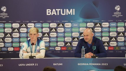 Lee Carsley and Player of the Tournament Anthony Gordon on England Euro win