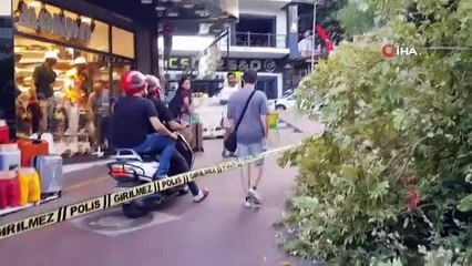 Alanya'da asırlık çınar gövdesinden kırılıp yola devrildi
