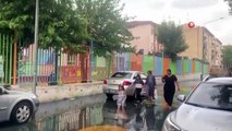 Diyarbakır'da kısa süreli yağış etkili oldu