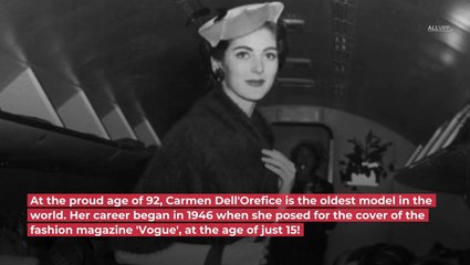 Oldest Model In The World At 92: What Carmen Dell'Orefice Looks Like!