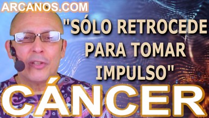 ♋️#CANCER #TAROT♋️ Sólo retrocede si es para tomar impulso y saltar ‍♀️️✨ARCANOS.COM✨