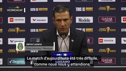 Quarts - Lozano : "Nous sommes candidats à la victoire finale"