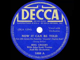 1938 Bing Crosby - Now It Can Be Told