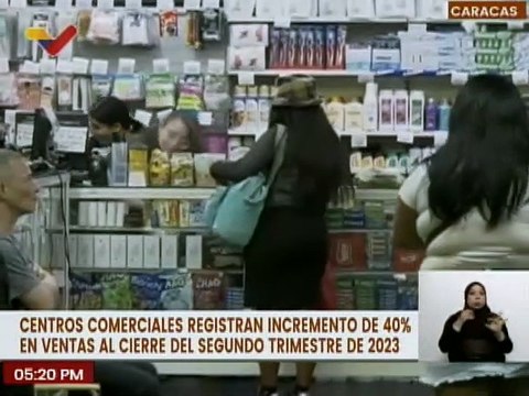 Centros Comerciales registran incremento de 40% en ventas al cierre del segundo trimestre 2023