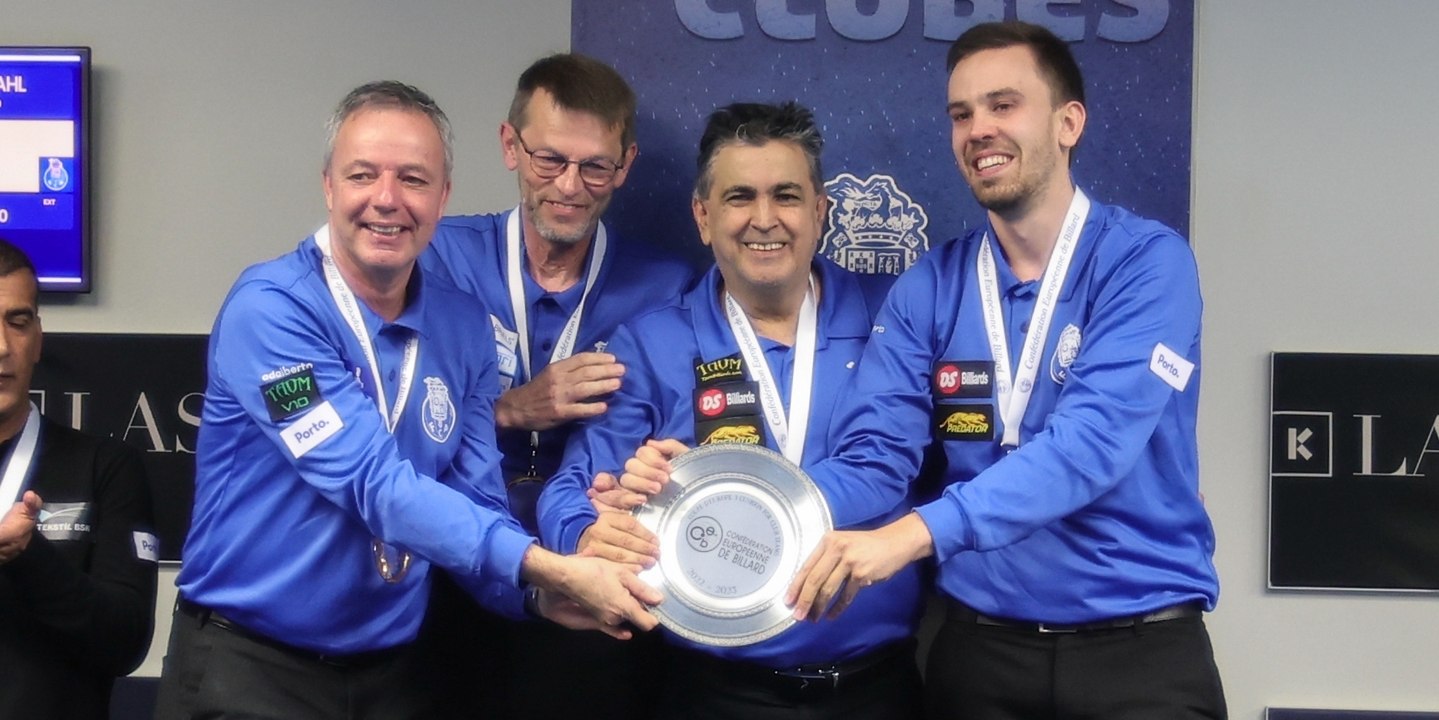 FC Porto (Bilhar): Bicampeões Europeus