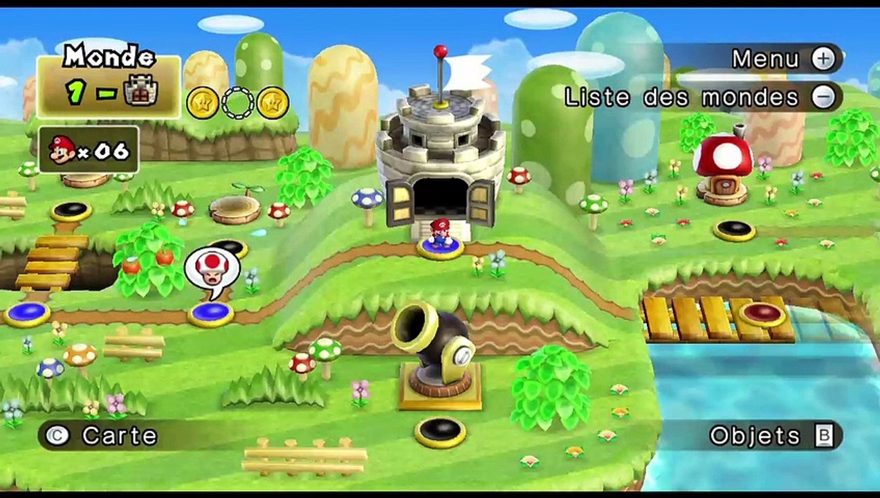 New Super Mario Bros. Wii online multiplayer wii Vidéo Dailymotion
