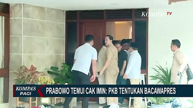 Prabowo Temui Cak Imin: PKB Tentukan Siapa Bakal Cawapres