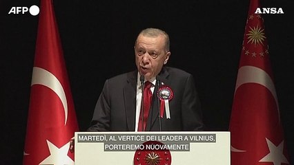 Descargar video: Svezia nella Nato, Erdogan:  