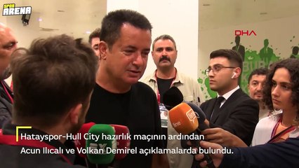 Acun Ilıcalı: "Maçın berabere bitmesi gönlümden geçiyordu"