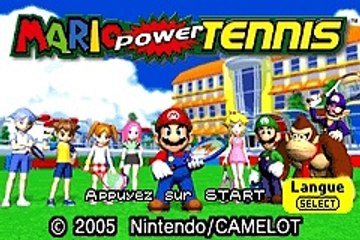 Mario Power Tennis online multiplayer - gba