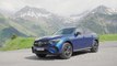 The new Mercedes-Benz GLC 400 e 4MATIC Coupe Exterior Design in Spectral blue