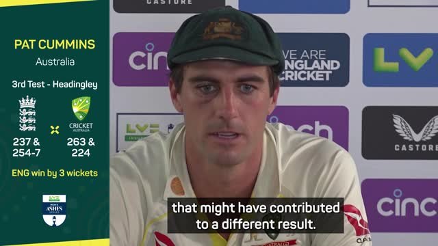 Australia will 'brush off' Headingley defeat - Cummins