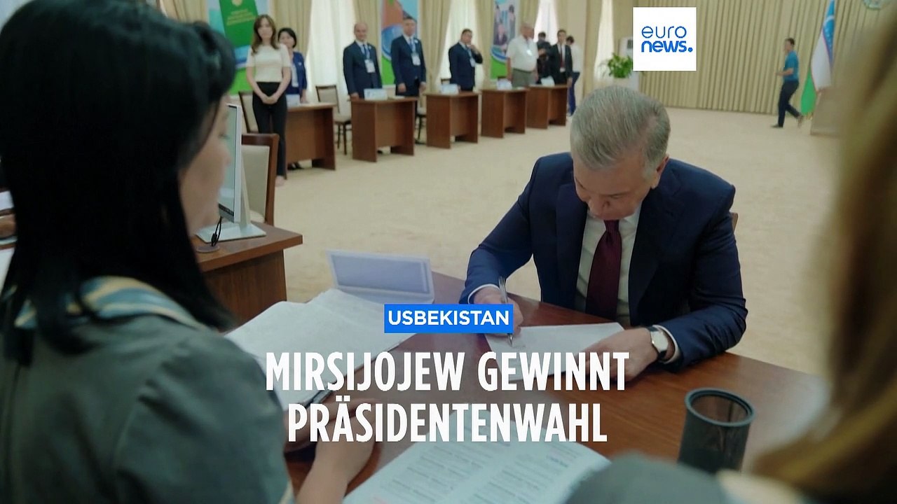 Machterhalt à la Putin: Mirsijojew bleibt Präsident Usbekistans