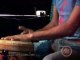 percussion drums solo Djembe and stompbox foot pedal drums