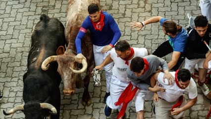 El cuarto encierro de San Fermín, con la narración de la Cadena SER
