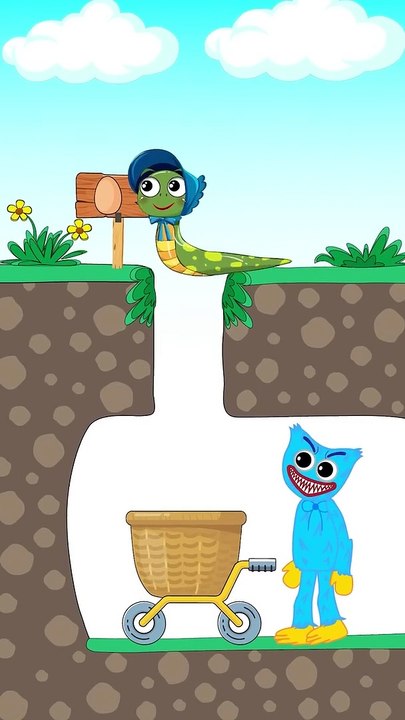 Kissy Missy Punished Greedy Huggy Wuggy _ Funny Animation  #shorts #animation #story