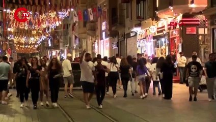 Taksim'de patlama sesi paniğe neden oldu: Korku ile kaçtılar