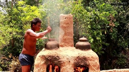 Primitive Technology-Making Rice Wine with Pineapple