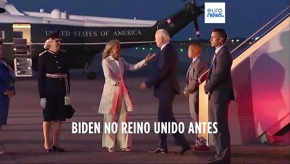 Biden no Reino Unido encontra-se com Sunak e Carlos III antes da cimeira da NATO na Lituânia