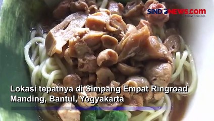 Sensasi Menyantap Mie Ayam Jamur Bertabur Keju di Bantul