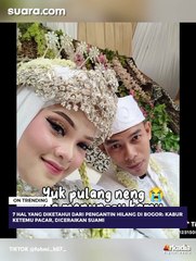 7 Hal yang Diketahui dari Pengantin Hilang di Bogor: Kabur Ketemu Pacar, Diceraikan Suami