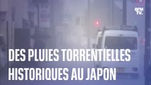 Le Japon frappé par des pluies torrentielles historiques