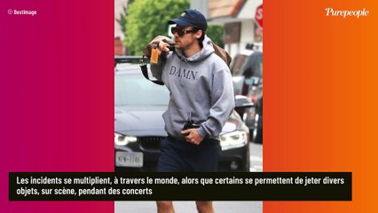 VIDEO Harry Styles blessé en plein concert, le chanteur ciblé par un fan !