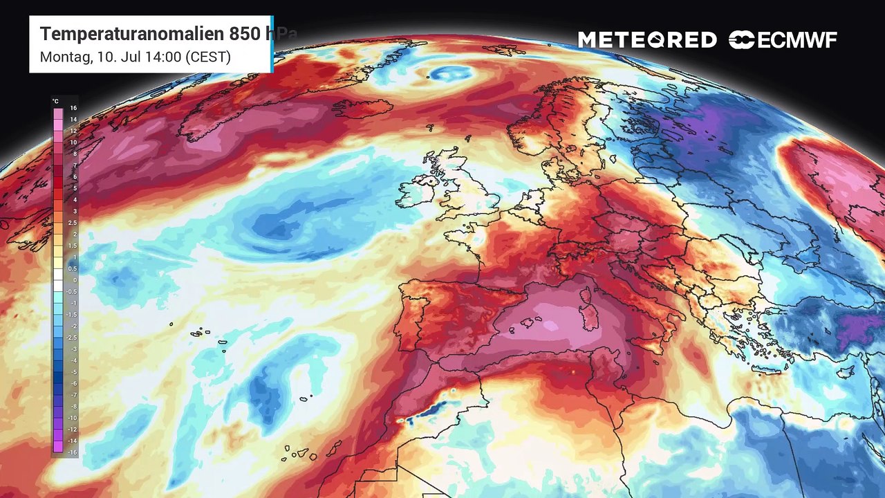 Extremer Hitzepeak am Dienstag (11. Juli 2023)! Knacken wir morgen in Deutschland die 40-Grad-Marke?