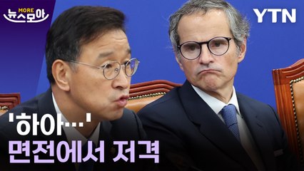 [뉴스모아] 밖에선 의문의 외침…민주당-IAEA 총장 면담 현장 / YTN