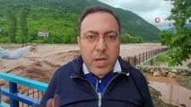 Cide Kaymakamı Tuncay Karataş'tan sel açıklaması: 'Çok şükür bir can kaybımız yok'