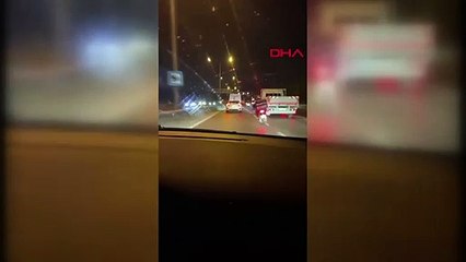 5 Tausend 887 Lira Geldstrafe für den Fahrer, der auf der Şile-Autobahn schneidet