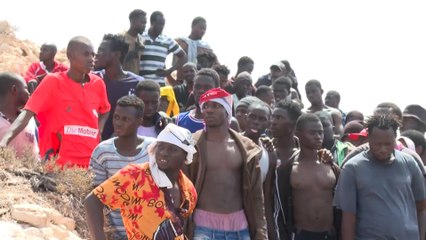 أزمة المهاجرين العالقين على الحدود بين ليبيا وتونس