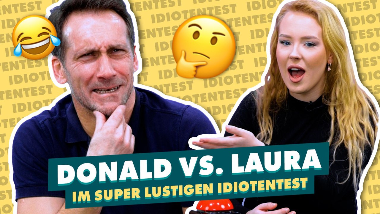 super lustige Idiotentest mit Laura und Donald