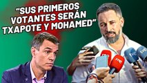 Santiago Abascal (VOX) y el golpe a Pedro Sánchez: “Sus primeros votantes serán Txapote y Mohamed”