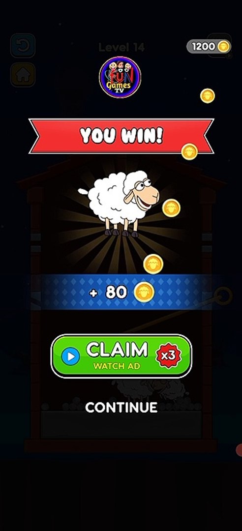 ⁣Pro Hero Sheep - Pin Pull Save Sheep Level 14