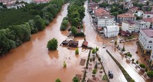 Selin vurduğu Bartın havadan görüntülendi