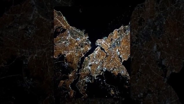 Astronaut teilte den Blick auf Istanbul aus dem Weltraum! Er machte mit den Worten „Der einzigartigste Punkt“ auf einen Ort aufmerksam.