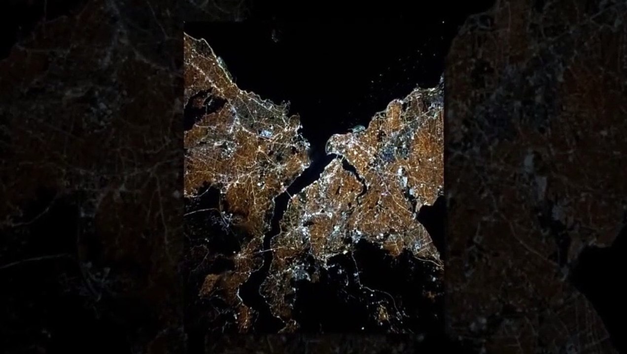 Astronaut teilte den Blick auf Istanbul aus dem Weltraum! Er machte mit den Worten „Der einzigartigste Punkt“ auf einen Ort aufmerksam.