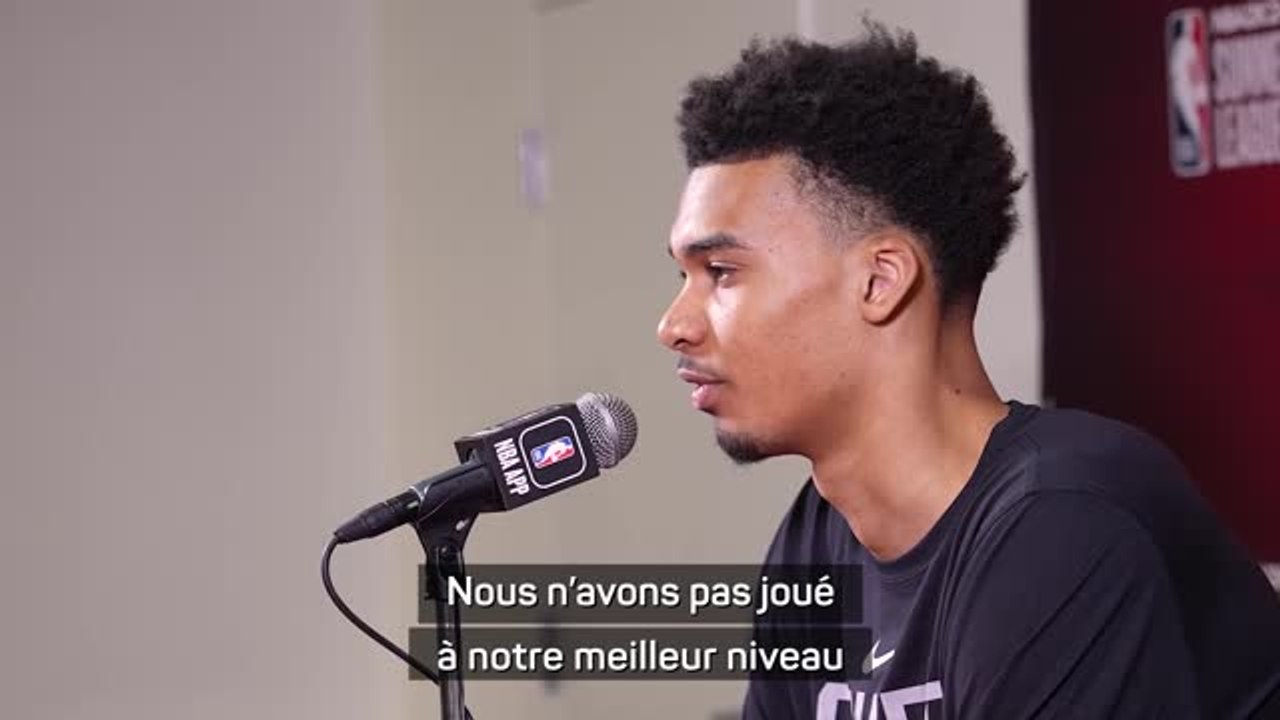 Spurs - Wembanyama : "J'aurais pu faire plus pour aider mon équipe à gagner"