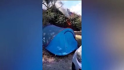 Incendie à Trou d'Eau