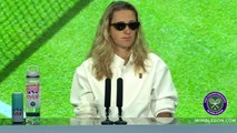 Wimbledon 2023 - Victoria Azarenka : Victoria Azarenka reacts to unfair crowd : 