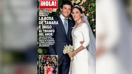 Así ha sido el vestido de novia de Tamara Falcó