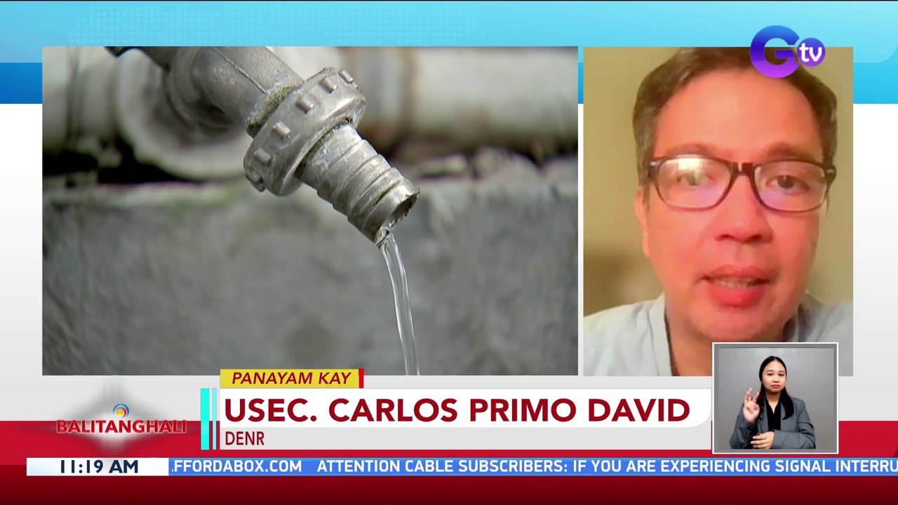 DENR-WRMO: Barangay officials at property managers, dapat abisuhan ang mga residente na magtipid ng tubig | BT