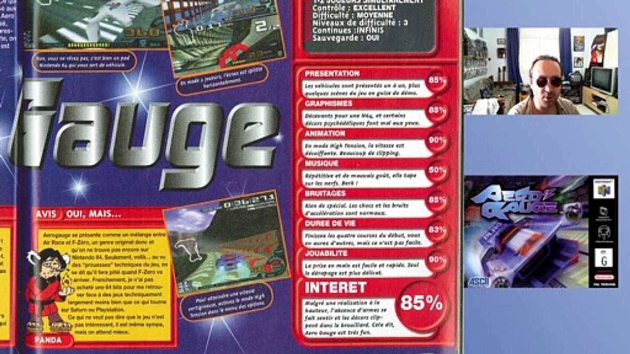 AERO GAUGE (Nintendo 64) ️ Coincé entre F-ZERO X et WIPEOUT 64 (1080p_60fps_H264-128kbit_AAC)