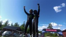 Highlights from stage 5 of European Rally Championship, the Bauhaus Royal Rally of Scandinavia