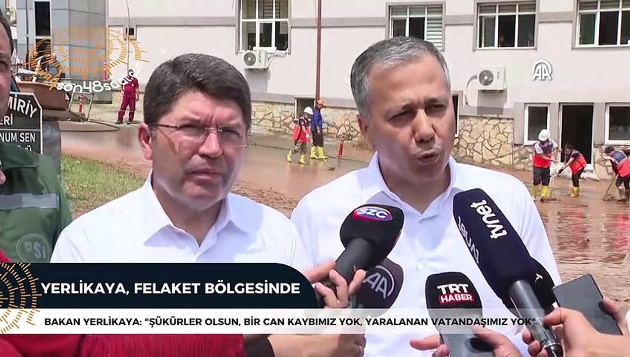 Bakan Yerlikaya: "Şükürler olsun, bir can kaybımız yok, yaralanan vatandaşımız yok"