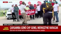 Tanju Özcan'ın değişim yürüyüşü 8. gününde devam ediyor