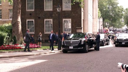 Rishi Sunak welcomes President Joe Biden at Downing Street